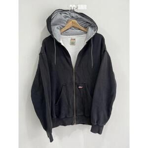 Vintage Dickies Thermal Lined Hoodie zip up Sweater